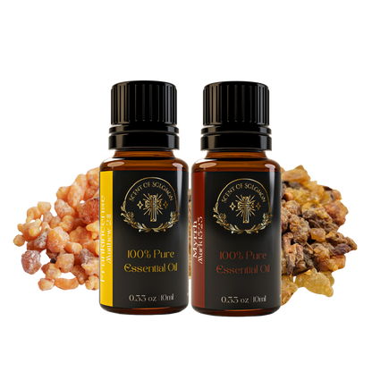 Frankincense and Myrrh Oils + Resin Combo Set — The Original Christian Gift